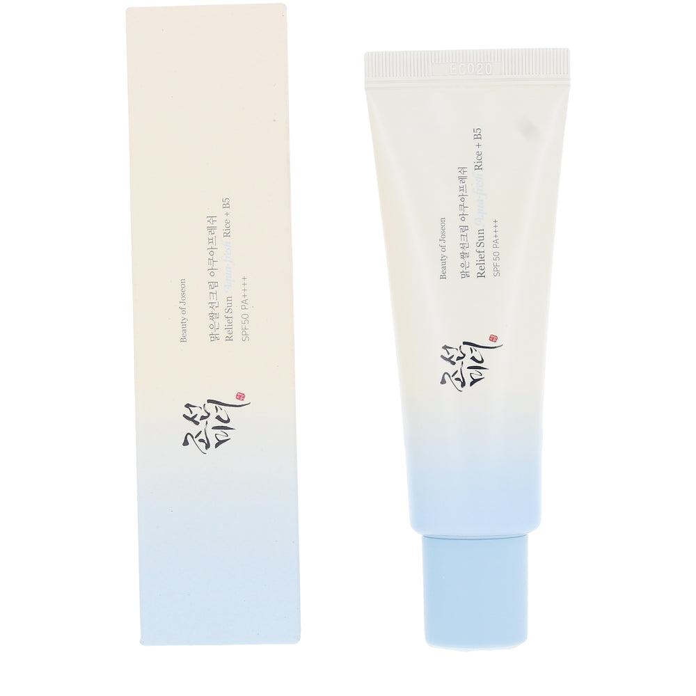 BEAUTY OF JOSEON-Protetor solar RELIEF SUN aqua-fresh com arroz + B5 FPS50+ 50 ml-DrShampoo - Perfumaria e Cosmética