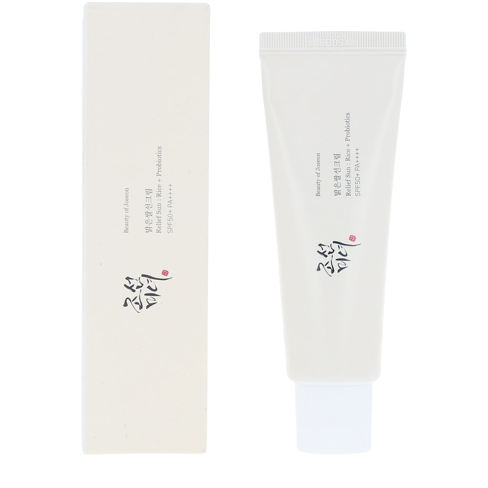 BEAUTY OF JOSEON-Protetor solar RELIEF SUN arroz e probióticos FPS 50+ 50 ml-DrShampoo - Perfumaria e Cosmética