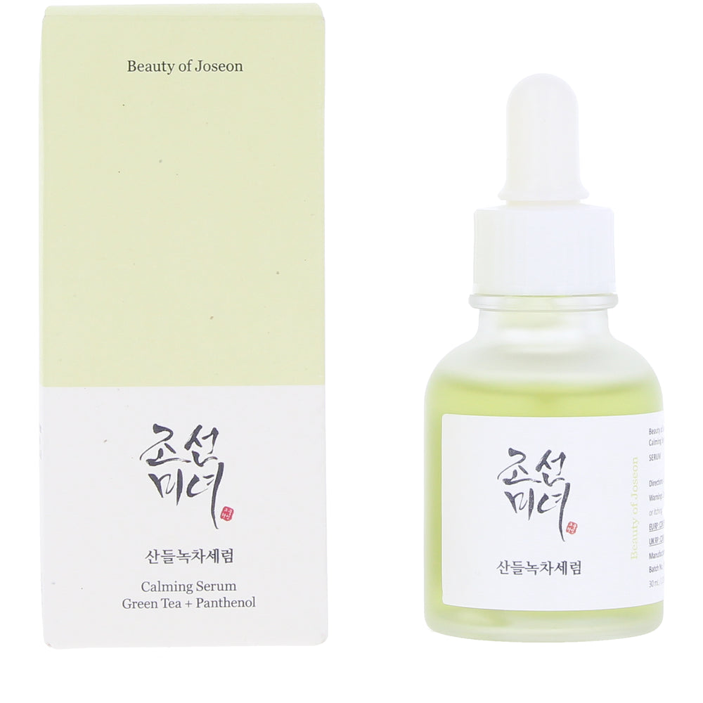 BEAUTY OF JOSEON-SÉRUM CALMANTE chá verde + pantenol acalma e fortalece a hidratação 30 ml-DrShampoo - Perfumaria e Cosmética
