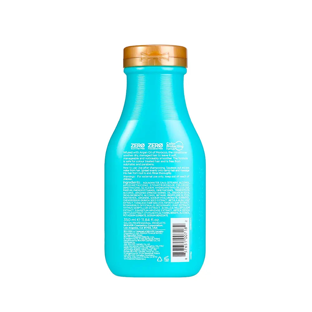 BEAVER-Condicionador reparador ÓLEO DE ARGAN E QUERATINA 350 ml-DrShampoo - Perfumaria e Cosmética