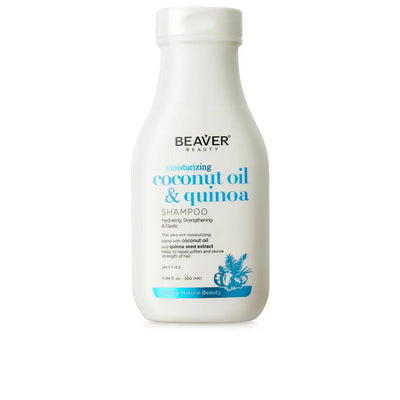 BEAVER-Shampoo hidratante ÓLEO DE COCO E QUINOA 350 ml-DrShampoo - Perfumaria e Cosmética