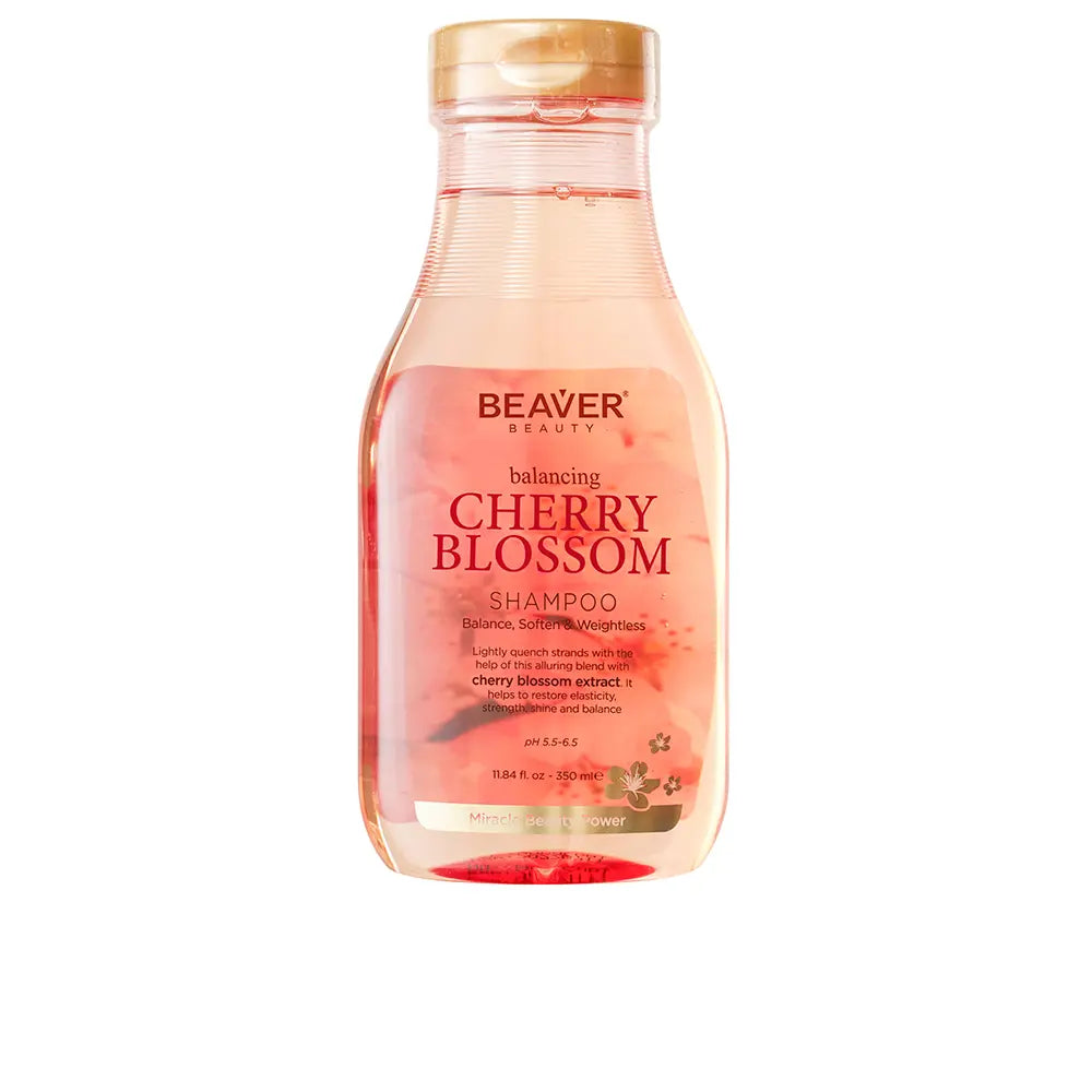 BEAVER-Shampoo regulador de sebo CHERRY BLOSSOM 350 ml-DrShampoo - Perfumaria e Cosmética
