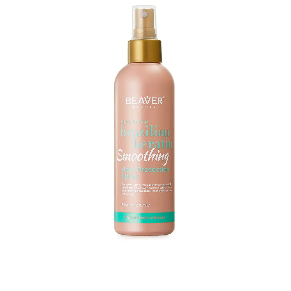 BEAVER-Spray de proteção térmica com queratina brasileira 200 ml-DrShampoo - Perfumaria e Cosmética