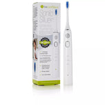 BECONFIDENT-SONIC SILVER escova de dentes branqueadora elétrica branca prateada-DrShampoo - Perfumaria e Cosmética