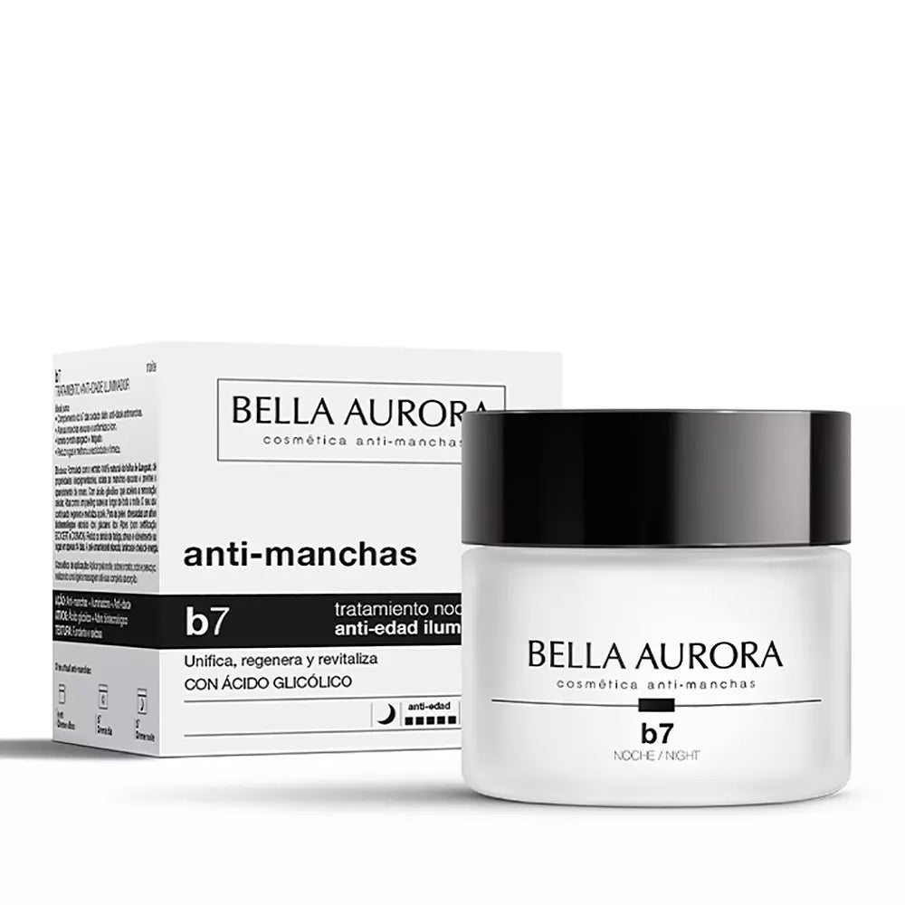 BELLA AURORA-B7 removedor de manchas noturno regenerador clareador 50 ml-DrShampoo - Perfumaria e Cosmética