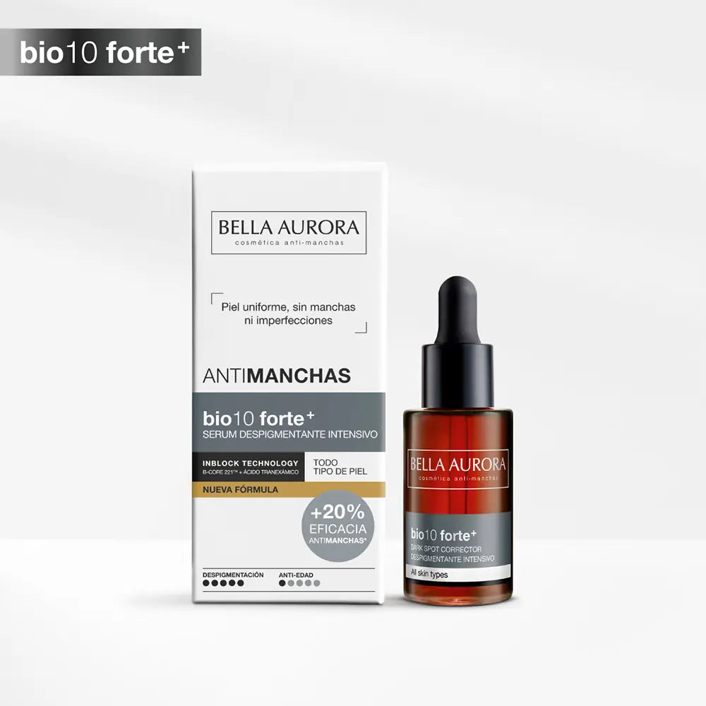 BELLA AURORA-BIO10 FORTE+ soro despigmentante conta-gotas 30 ml.-DrShampoo - Perfumaria e Cosmética