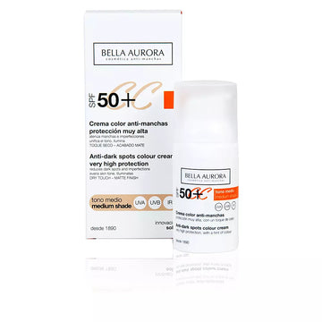 BELLA AURORA-CC CREAM anti-manchas tom médio SPF50+ 30 ml-DrShampoo - Perfumaria e Cosmética Imagen principal del producto
