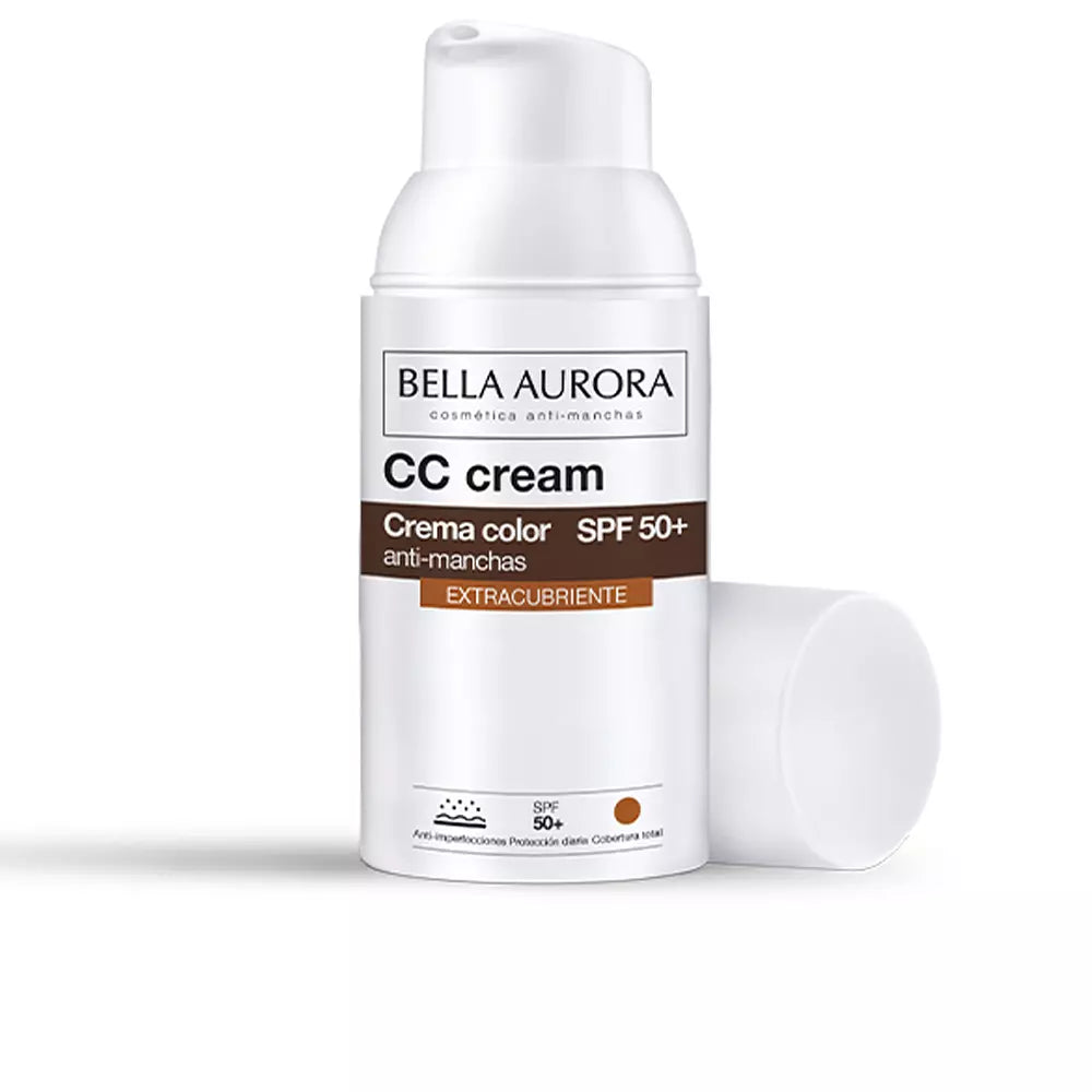 BELLA AURORA-CC CREAM cobertura extra SPF50+ 30 ml-DrShampoo - Perfumaria e Cosmética