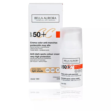 BELLA AURORA-CC CREAM tom de luz anti-manchas SPF50+ 30 ml-DrShampoo - Perfumaria e Cosmética Imagen principal del producto
