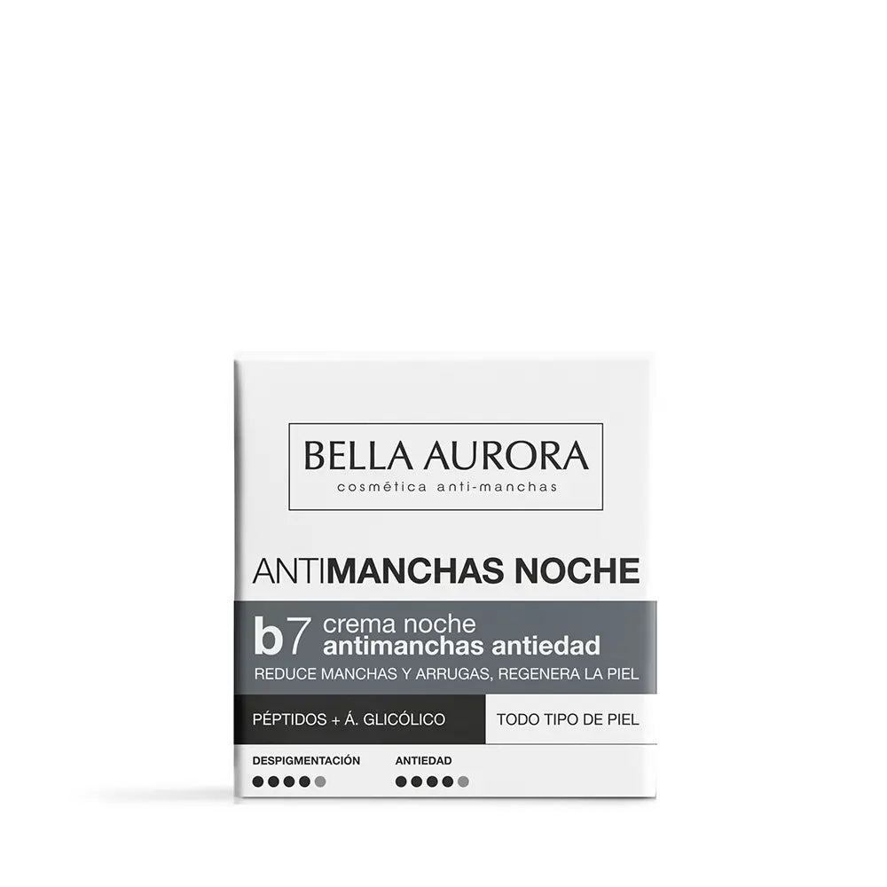 BELLA AURORA-Creme noturno anti-manchas B7 para todos os tipos de pele 50 ml-DrShampoo - Perfumaria e Cosmética