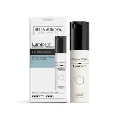 BELLA AURORA-LUMIDERM antimanchas e hidratação 2 em 1 sérum creme SPF20 30 ml-DrShampoo - Perfumaria e Cosmética