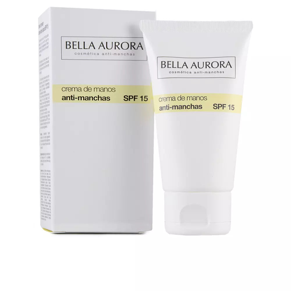 BELLA AURORA-M7 creme de mãos anti-manchas SPF15 75 ml-DrShampoo - Perfumaria e Cosmética