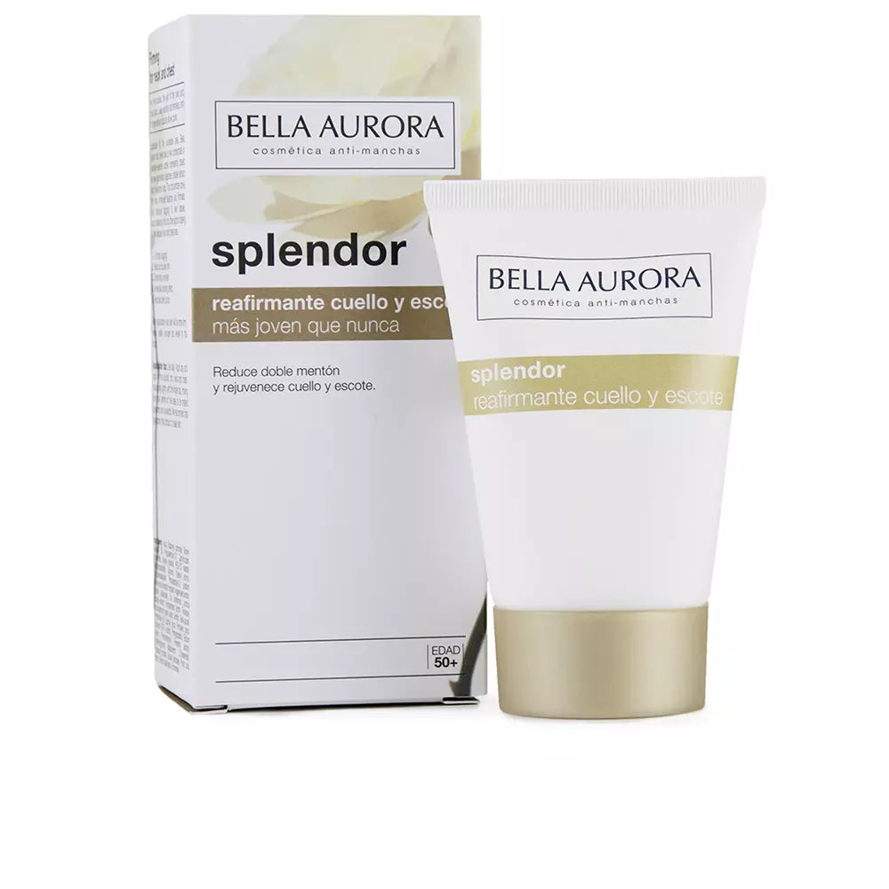 BELLA AURORA-SPLENDOR 10 reafirmante pescoço e decote 50 ml-DrShampoo - Perfumaria e Cosmética