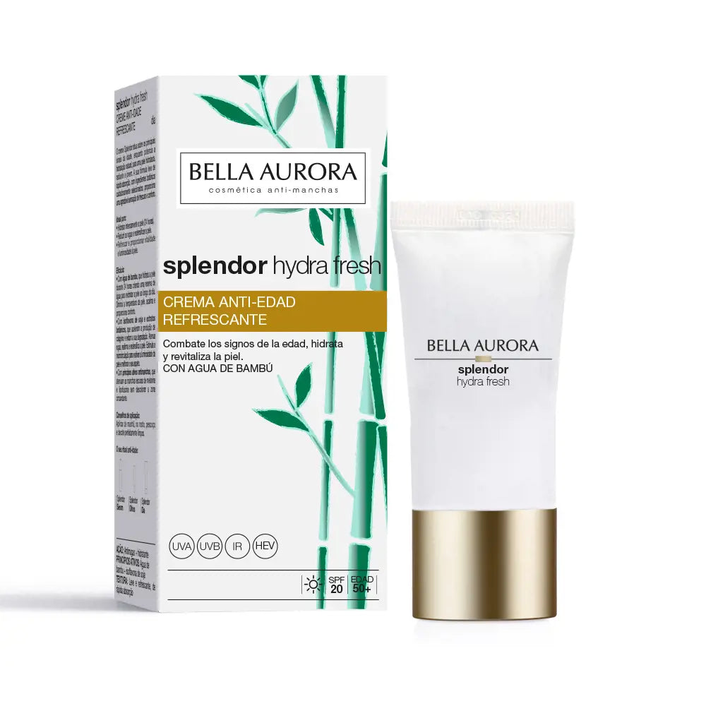 BELLA AURORA-SPLENDOR HYDRA FRESH creme antienvelhecimento refrescante SPF20-DrShampoo - Perfumaria e Cosmética