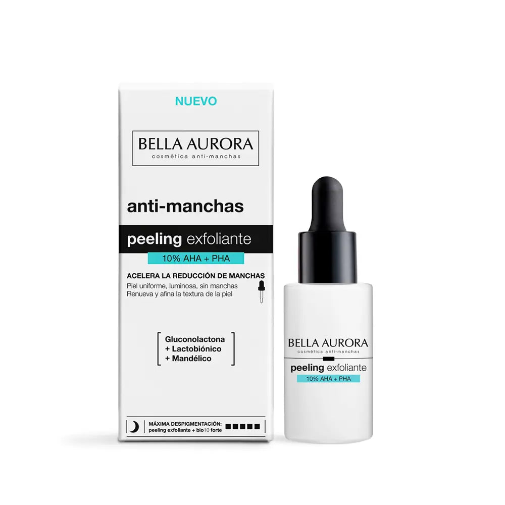 BELLA AURORA-Sérum facial esfoliante anti-manchas 30 ml.-DrShampoo - Perfumaria e Cosmética