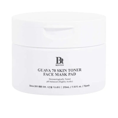 BENTON-GUAVA 70 SKIN TONER máscara facial pad 70 u-DrShampoo - Perfumaria e Cosmética