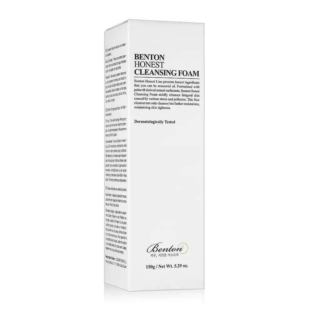 BENTON-Honest espuma de limpeza 150 ml-DrShampoo - Perfumaria e Cosmética