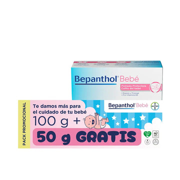 BEPANTHOL-BEPANTHOL BABY pomada protetora para o bumbum do bebé 100g 50g 2 unidades.-DrShampoo - Perfumaria e Cosmética Image principale du produit