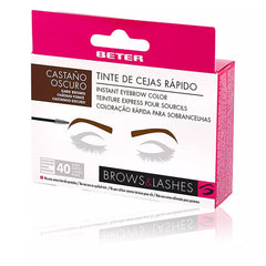 BETER-BROW INSTANT tintura de sobrancelha castanho escuro rápido-DrShampoo - Perfumaria e Cosmética