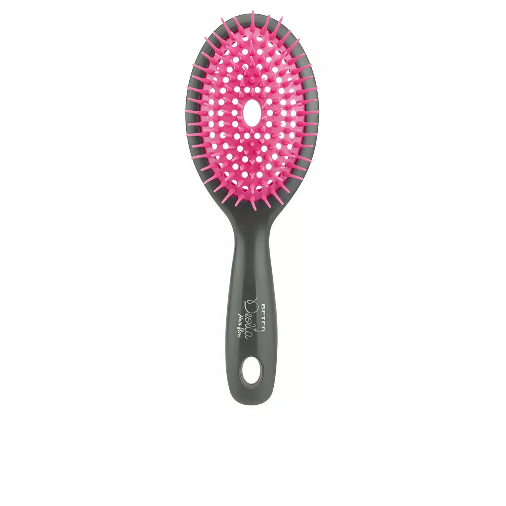 BETER-DESLiA HAIR FLOW pequeno pincel oval fúcsia-DrShampoo - Perfumaria e Cosmética