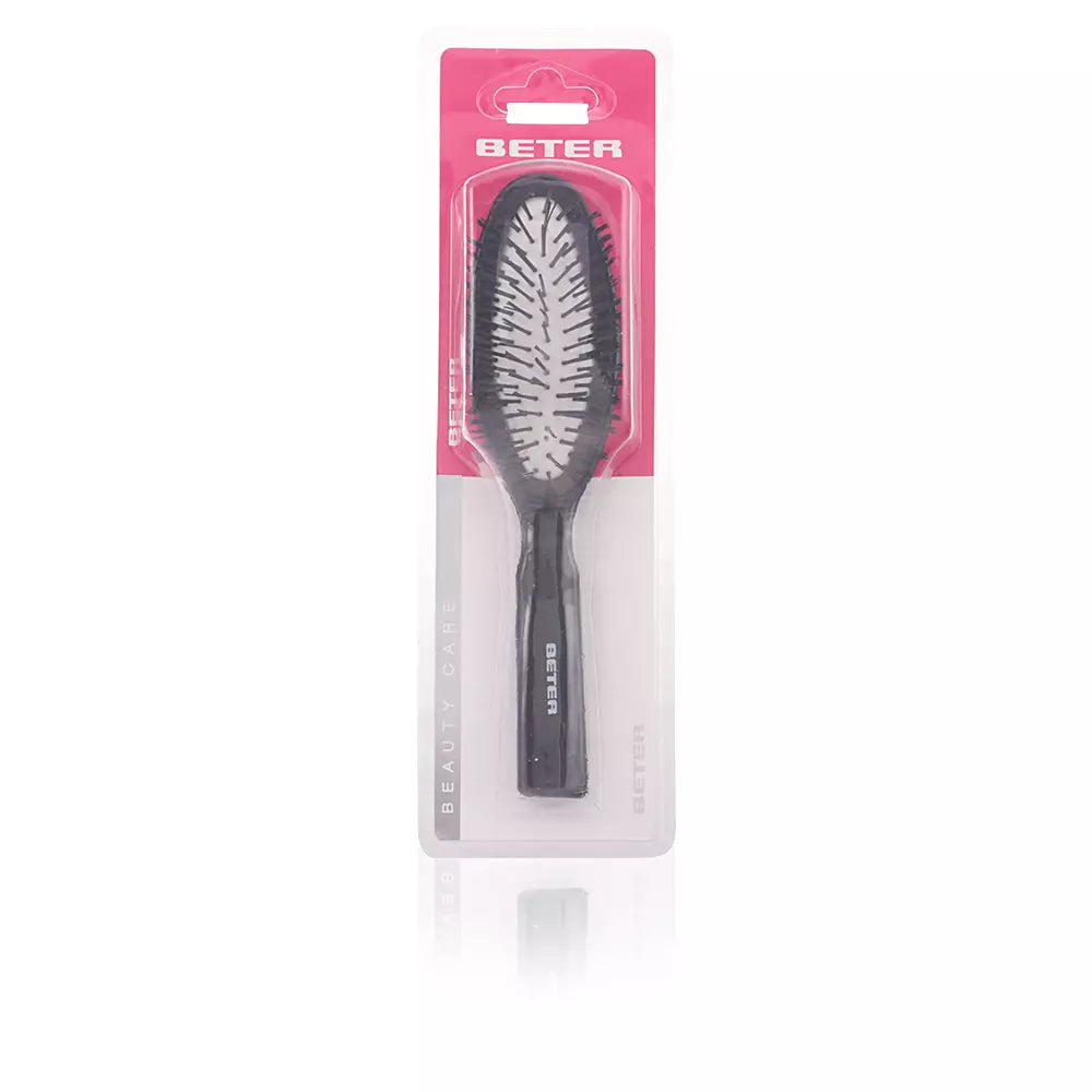 BETER-ESCOVA oval pneumática, cerdas de nylon pretas 17,5 cm 1 pc-DrShampoo - Perfumaria e Cosmética