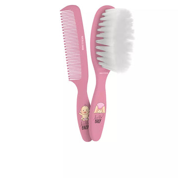 BETER-Escova&Pente BEBE ROSA CONJUNTO 2 pz-DrShampoo - Perfumaria e Cosmética Imagem principal do produto
