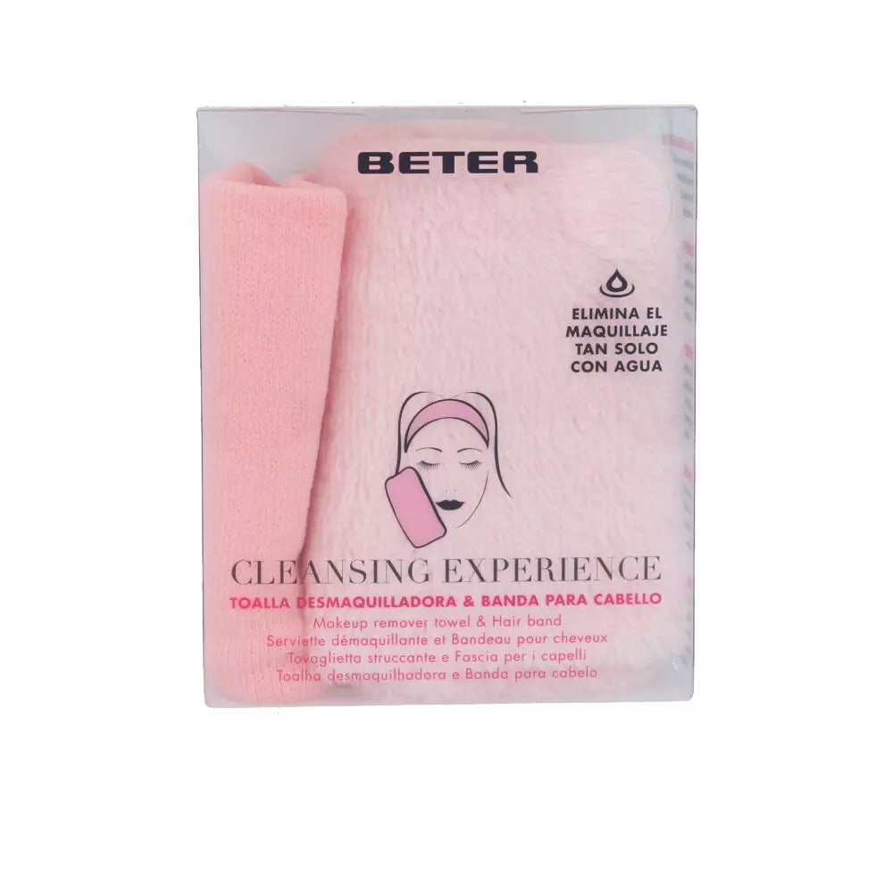BETER-Removedor de toalha CLEANSING EXPERIENCE + faixa de cabelo-DrShampoo - Perfumaria e Cosmética
