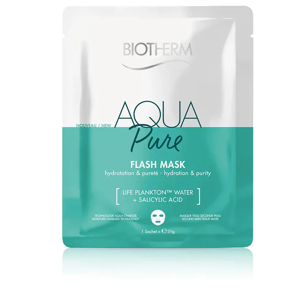 BIOTHERM-Máscara Flash AQUA PURE 35 g-DrShampoo - Perfumaria e Cosmética