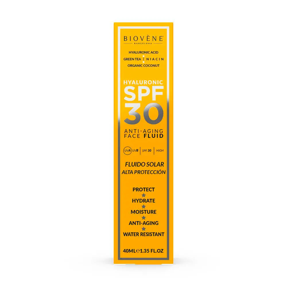 BIOVÈNE-Fluido facial HIALURÔNICO ANTI-ENVELHECIMENTO FPS30 40 ml-DrShampoo - Perfumaria e Cosmética
