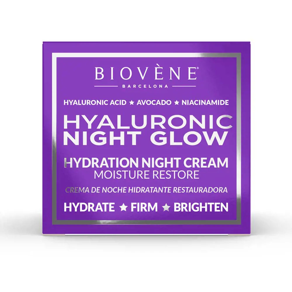 BIOVENÈ-HYALURONIC NIGHT GLOW creme de noite hidratante repõe a hidratação 50 ml-DrShampoo - Perfumaria e Cosmética