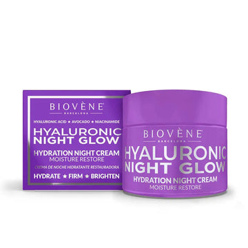 BIOVENÈ-HYALURONIC NIGHT GLOW creme de noite hidratante repõe a hidratação 50 ml-DrShampoo - Perfumaria e Cosmética Imagen principal del producto