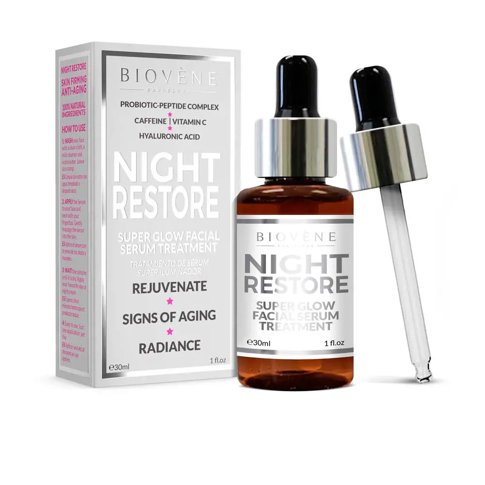 BIOVENÈ-NIGHT RESTORE soro de tratamento facial super glow 30 ml-DrShampoo - Perfumaria e Cosmética