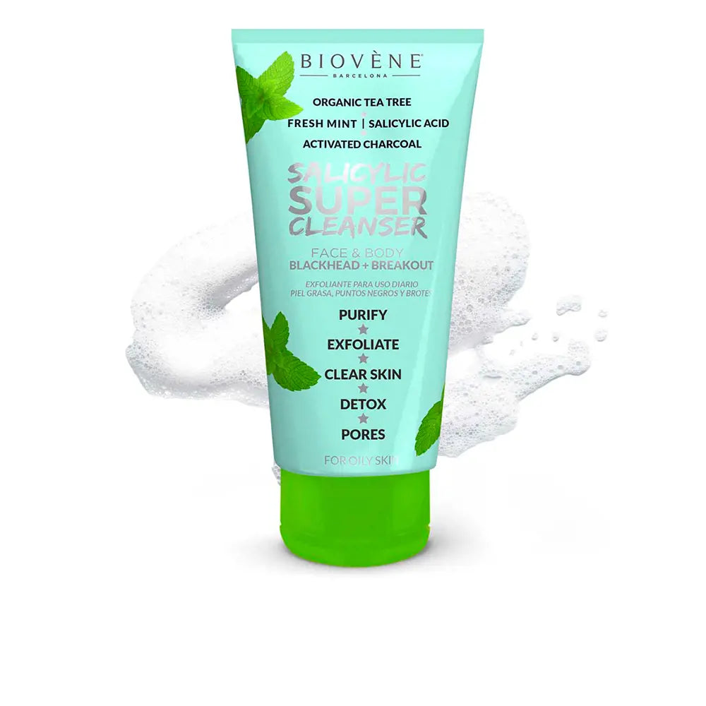 BIOVENÈ-SALICYCLIC SUPER CLEANSER rosto e corpo cabeça + breakout 200 ml-DrShampoo - Perfumaria e Cosmética