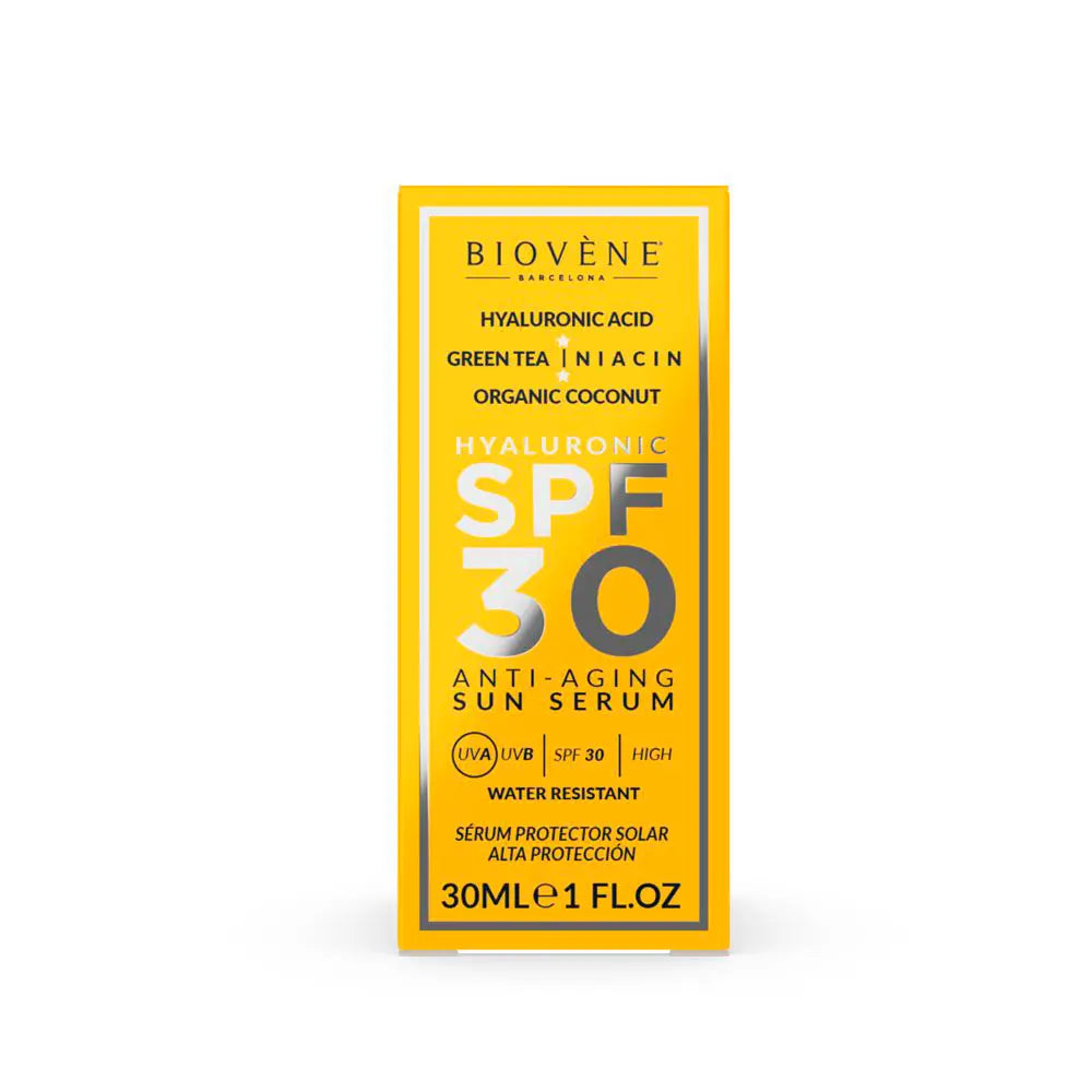BIOVÈNE-Soro solar HIALURÔNICO ANTI-ENVELHECIMENTO FPS30 30 ml-DrShampoo - Perfumaria e Cosmética