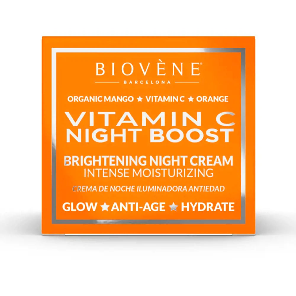 BIOVENÈ-VITAMIN C NIGHT BOOST creme de noite iluminador hidratação intensa 50 ml-DrShampoo - Perfumaria e Cosmética