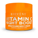 BIOVENÈ-VITAMIN C NIGHT BOOST creme de noite iluminador hidratação intensa 50 ml-DrShampoo - Perfumaria e Cosmética