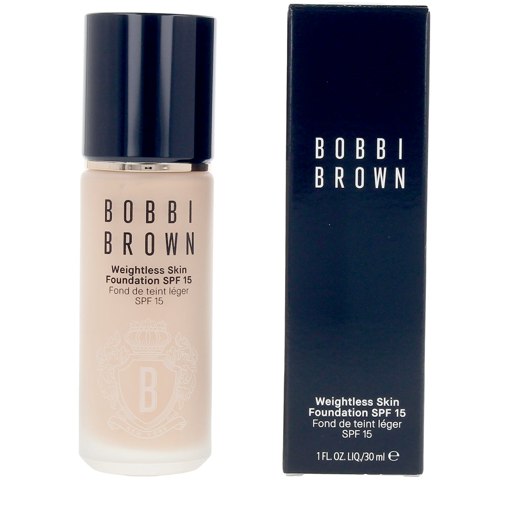 BOBBI BROWN-Fundações WEIGHTLESS SKIN SPF15 Areia 30 ml.-DrShampoo - Perfumaria e Cosmética