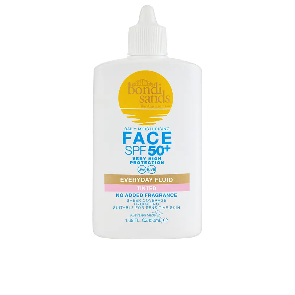 BONDI SANDS-FLUIDO FACIAL TINTADO SEM FRAGRÂNCIA DO DIA A DIA SPF 50+ 50 ml-DrShampoo - Perfumaria e Cosmética