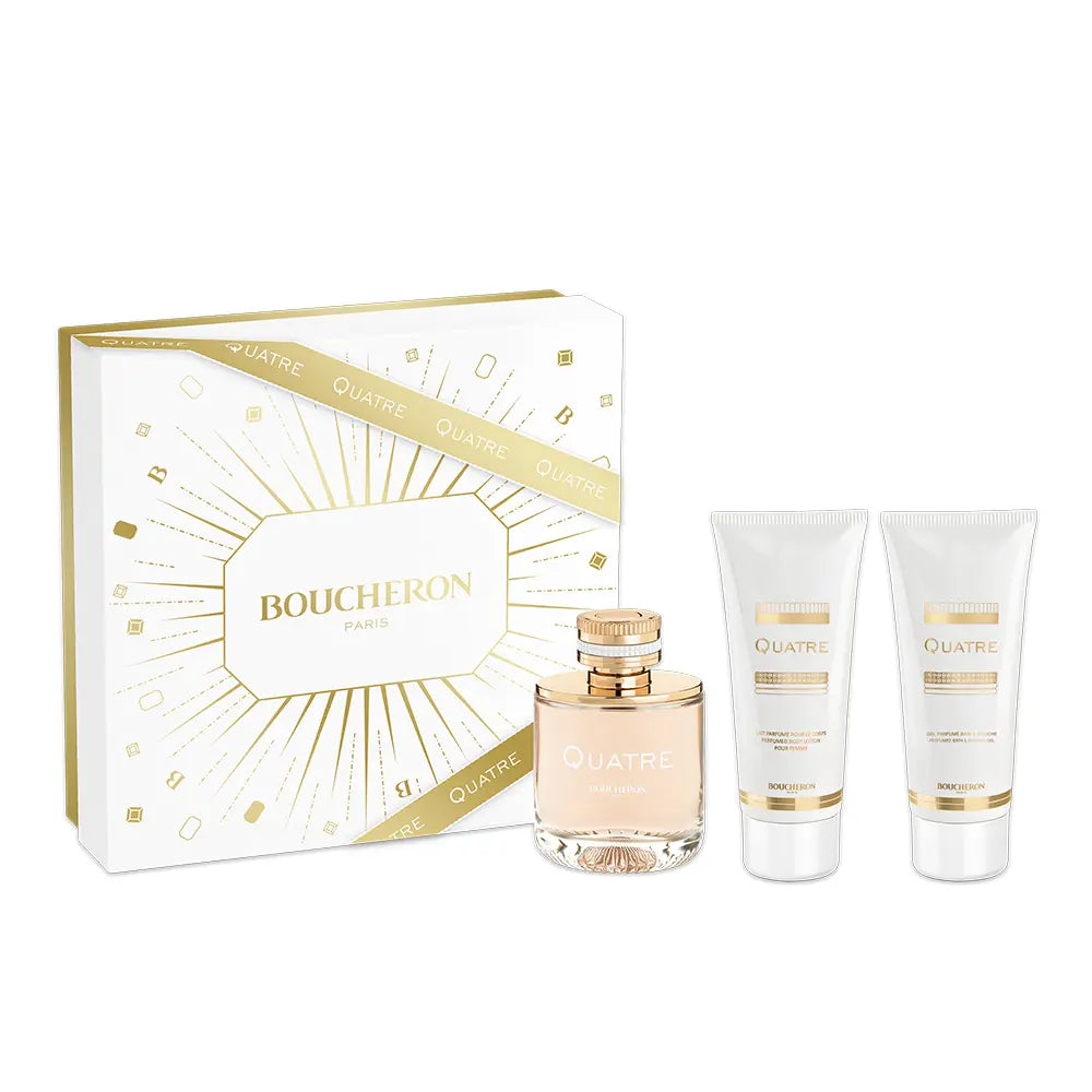 BOUCHERON-QUATRE PARA MULHER CASE 3 pcs.-DrShampoo - Perfumaria e Cosmética