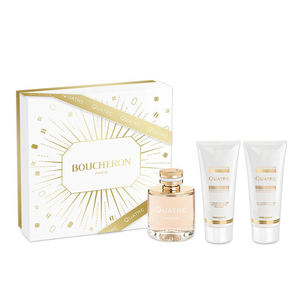 BOUCHERON-QUATRE POUR FEMME CASE 3 pcs-DrShampoo - Perfumaria e Cosmética