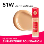 BOURJOIS-Base de maquiagem HEALTHY MIX nº 51W - Baunilha Clara 30 ml-DrShampoo - Perfumaria e Cosmética