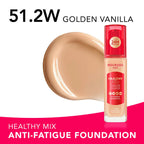 BOURJOIS-Base de maquiagem HEALTHY MIX nº 51.2W - Baunilha Dourada 30 ml-DrShampoo - Perfumaria e Cosmética