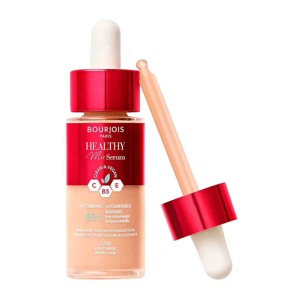 BOURJOIS-Base de maquiagem em sérum Healthy Mix 53W bege claro 30 ml.-DrShampoo - Perfumaria e Cosmética