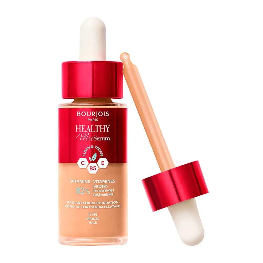 BOURJOIS-Base de maquiagem em soro Healthy Mix 57N bronze 30 ml.-DrShampoo - Perfumaria e Cosmética