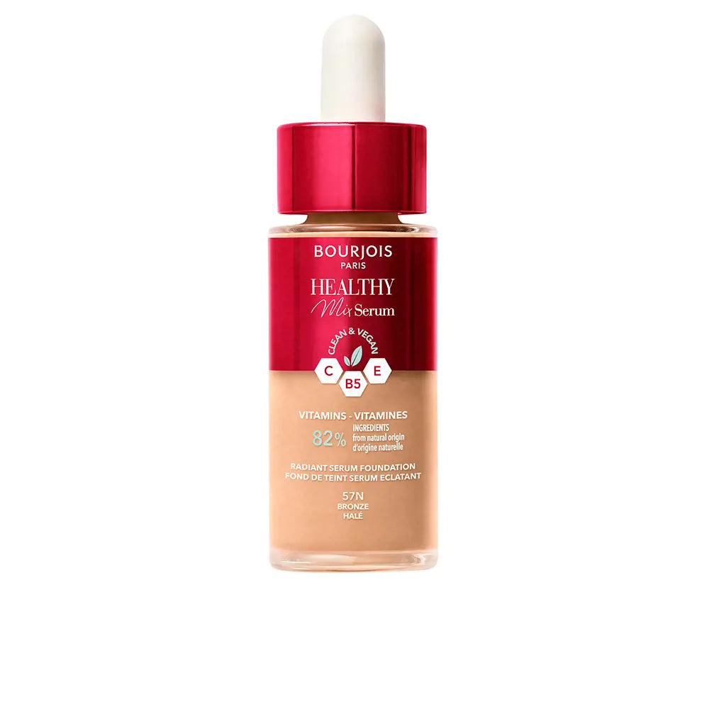 BOURJOIS-Base de maquiagem em soro Healthy Mix 57N bronze 30 ml.-DrShampoo - Perfumaria e Cosmética