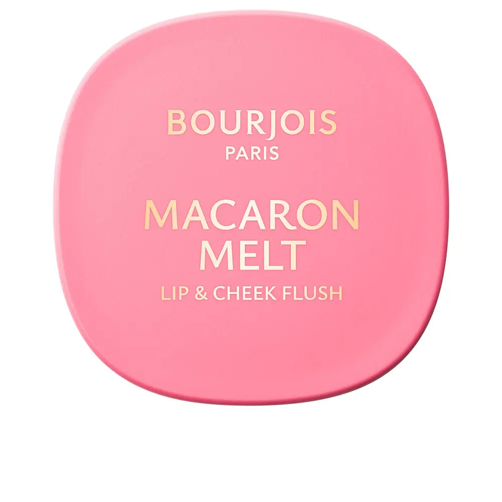 BOURJOIS-MACARON MELT blush para bochechas e lábios 1 Honey Nougat 8 gr.-DrShampoo - Perfumaria e Cosmética