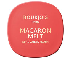 BOURJOIS-MACARON MELT blush para bochechas e lábios 3 Peach Tatin 8 gr.-DrShampoo - Perfumaria e Cosmética