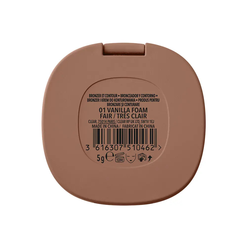 BOURJOIS-MACARON MELT bronzer e contorno dos olhos 01 Vanilla Very Light 5 gr.-DrShampoo - Perfumaria e Cosmética