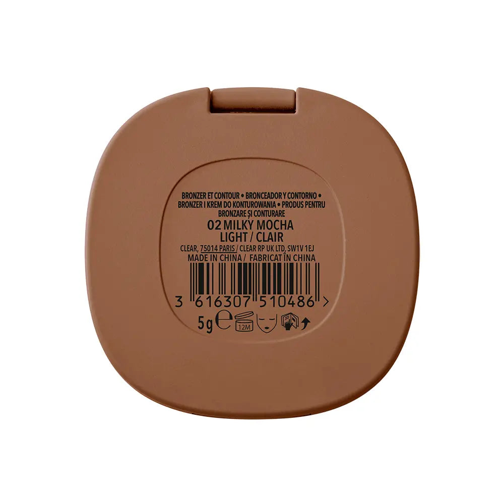 BOURJOIS-MACARON MELT bronzer e contorno dos olhos 02 Mocha Top Seller 5 gr.-DrShampoo - Perfumaria e Cosmética