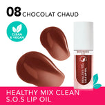 BOURJOIS-Óleo labial HEALTHY MIX SOS nº 08 - Chocolate Quente 4,5 ml-DrShampoo - Perfumaria e Cosmética
